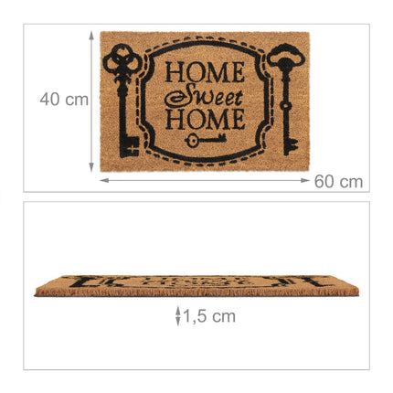 Fußmatte aus Kokosfaser "Home Sweet Home"