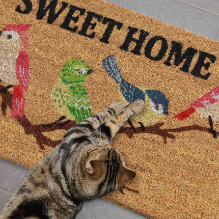 Paillasson en fibre de coco « Sweet Home »