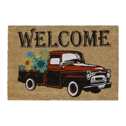 Paillasson en fibre de coco "Welcome" pour voiture