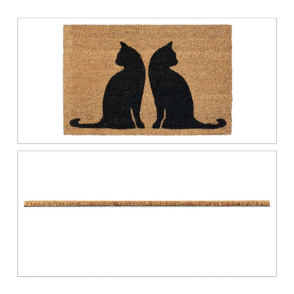 Fußmatte Kokosfaser Katzen