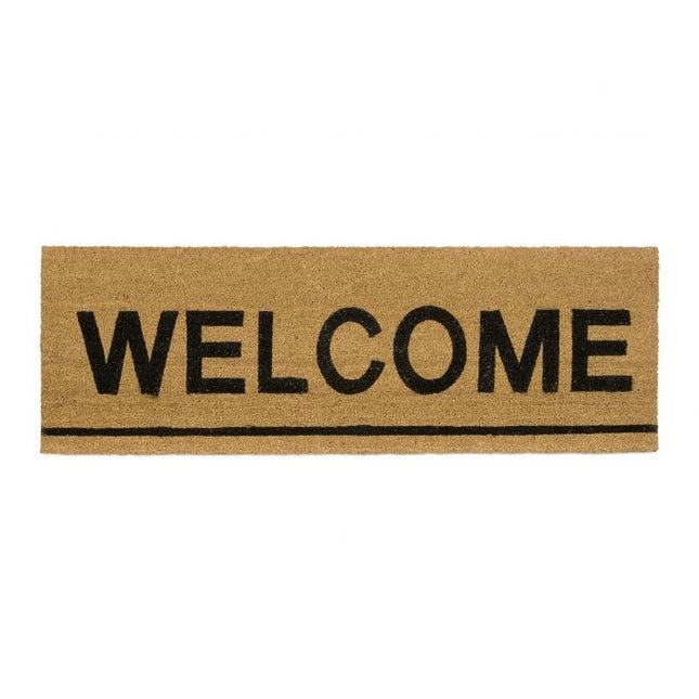 Paillasson rectangulaire en fibre de coco « Welcome »