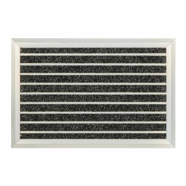 Paillasson en aluminium noir