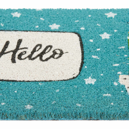 Paillasson en noix de coco Hello