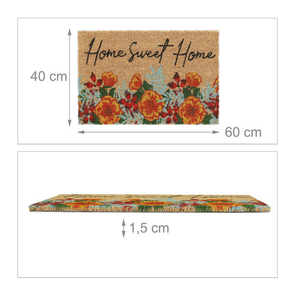 Paillasson en noix de coco Home Sweet Home