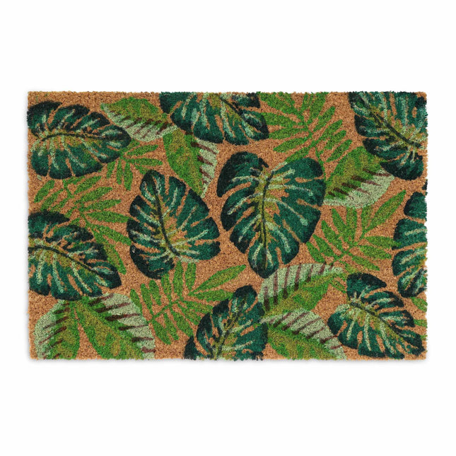 Paillasson en feuilles de Monstera coco