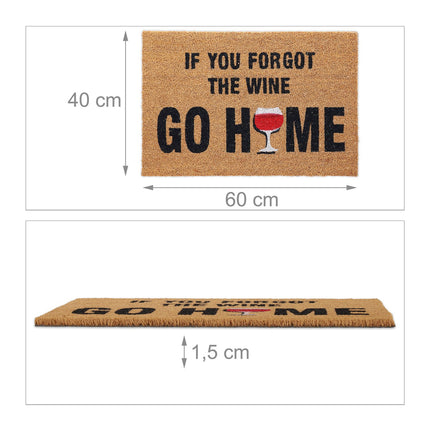 Fußmatte aus Kokosnuss Vin