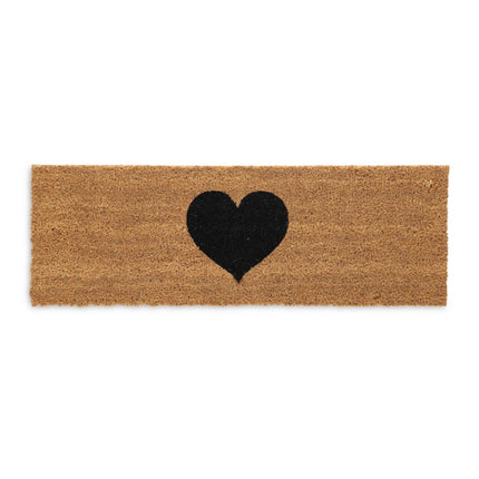 Paillasson en noix de coco avec coeur