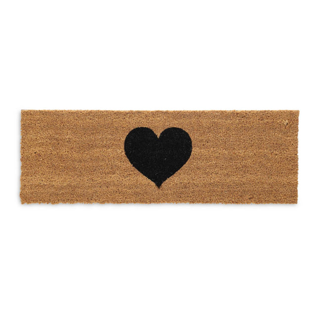 Paillasson en noix de coco avec coeur