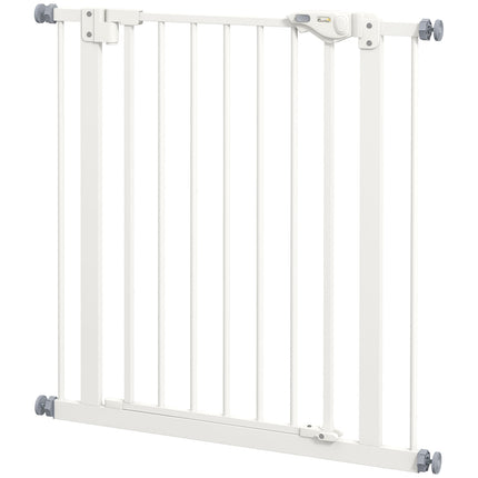 Hundeschutzgitter, 74-80 cm, ohne Bohren, Metall & Kunststoff