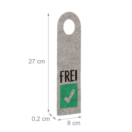 Plaque de porte Occupé Libre Lot de 10