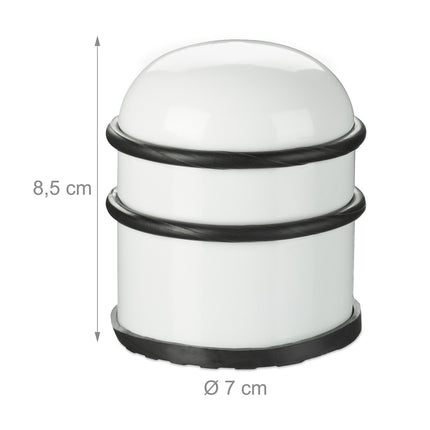 Butée de porte ronde en acier inoxydable