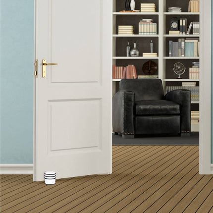 Butée de porte avec anneaux en caoutchouc