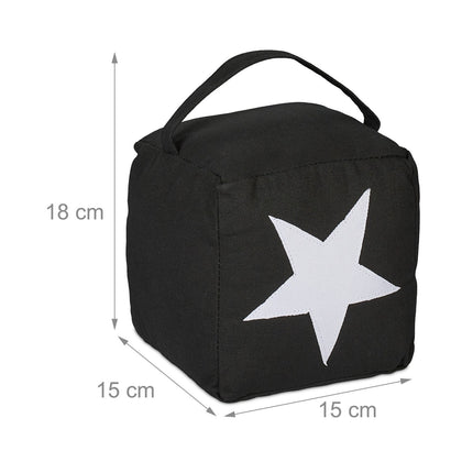 Cale-porte avec motif étoile, lot de 2