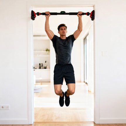 Barre de traction de porte, 100-200 cm, quadruple support