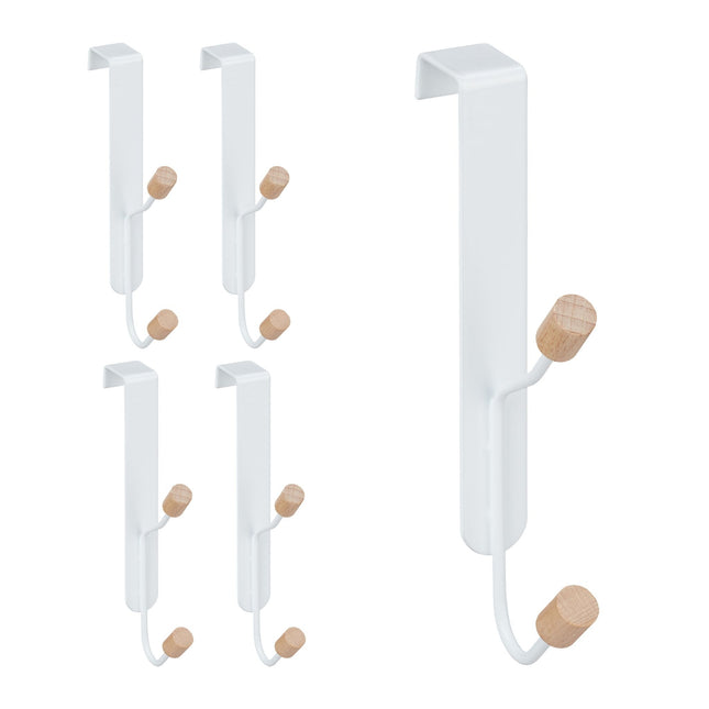 Doppel-Türhaken 5er-Set