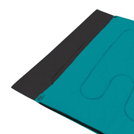 Doppelschlafsack, Blau, Leicht, Kompakt