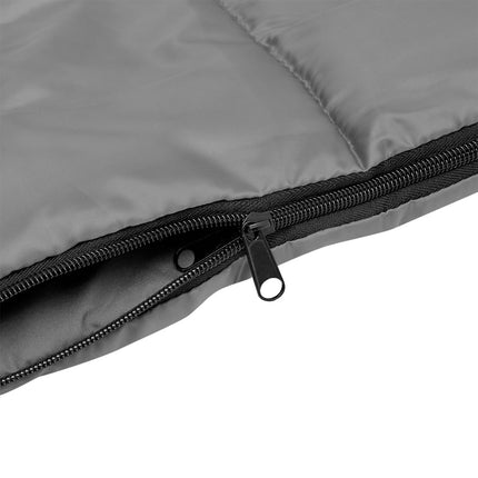 Doppelschlafsack, Grau-Grün, Leichtgewicht, 2-Personen