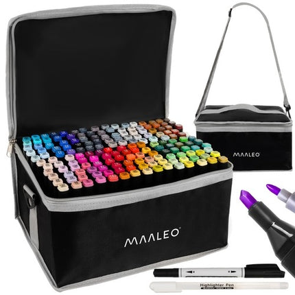 Doppelseitige Marker/Stifte - 168 Stk. MAALEO 24101