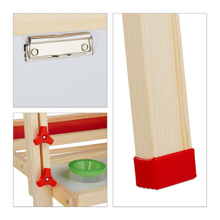 Chevalet à dessin pour enfants avec tableau blanc
