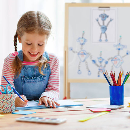 Chevalet à dessin pour enfants avec tableau blanc