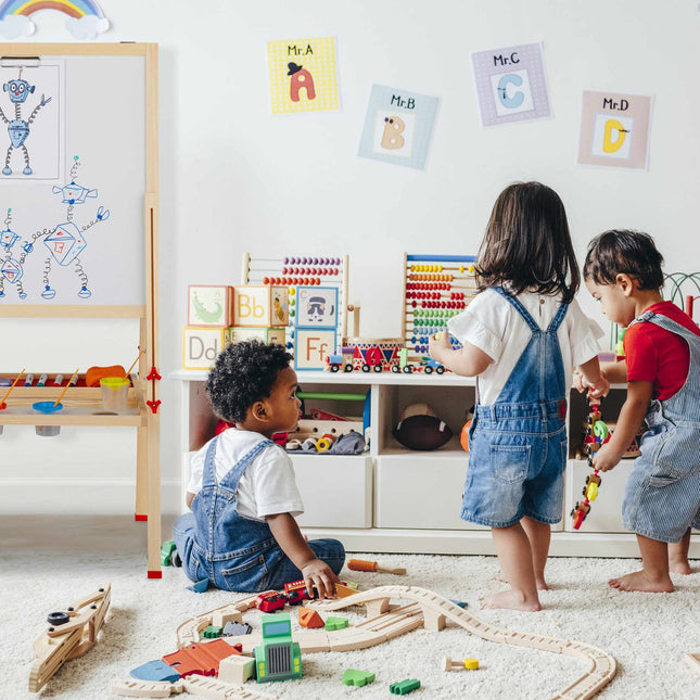 Chevalet à dessin pour enfants avec tableau blanc