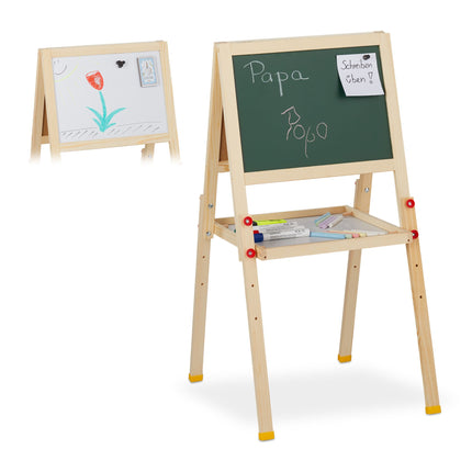 Chevalet à dessin pour enfants avec tableau blanc