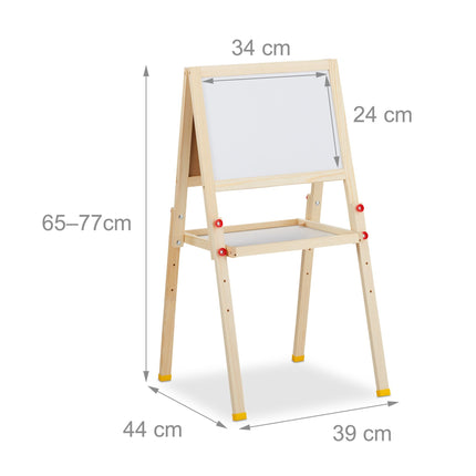 Chevalet à dessin pour enfants avec tableau blanc