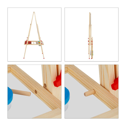 Chevalet à dessin pour enfants avec tableau blanc