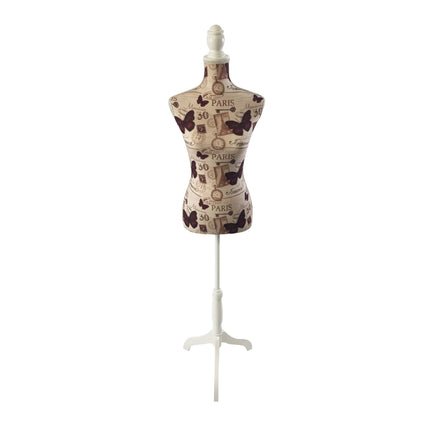 Mannequin de couturière 36/38 avec support, hauteur réglable