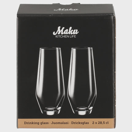 Trinkgläser-Set, 28,5 cl, spülmaschinenfest, 2er-Pack