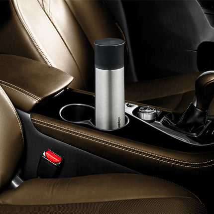 Bouteille en acier inoxydable 400 ml avec gobelet