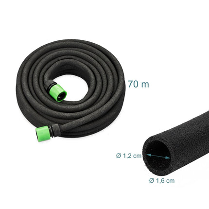 Tuyau d'irrigation goutte à goutte pour haies et parterres de fleurs