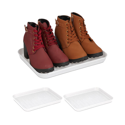 Bac d'égouttage pour chaussures blanches - lot de 3