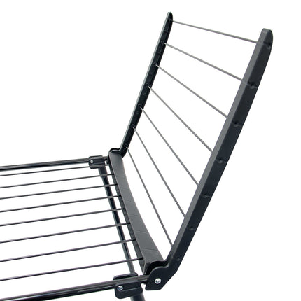 Étendoir pliable noir