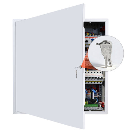 Drywall Access Panel 64x64 cm, Hinged Keyed Steel Door