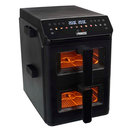Doppelkorb-Heißluftfritteuse, 2x5L, 3000W