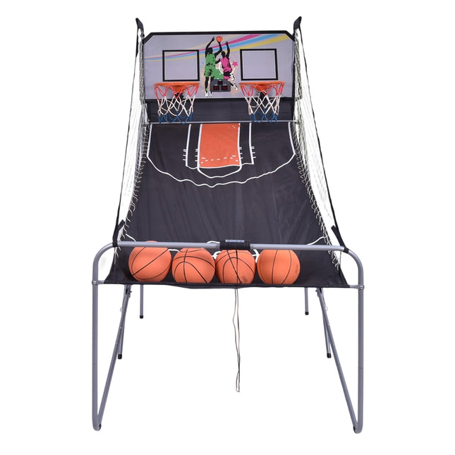 Jeu d'arcade de basketball à double panier avec score électronique