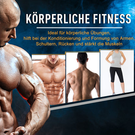 Verstellbare Hanteln & Langhantel-Set, 20 kg, rot/schwarz, Heimtraining