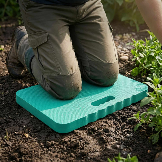 Genouillères de jardin en mousse EVA, lot de 2 – Vertes
