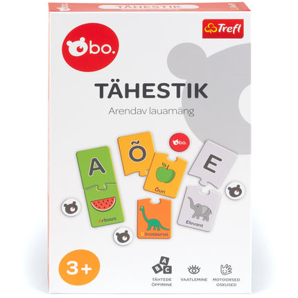 Jeu de société éducatif « Alphabet » pour apprendre l'estonien