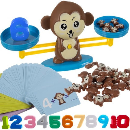 Jeu éducatif singe - échelle échelle