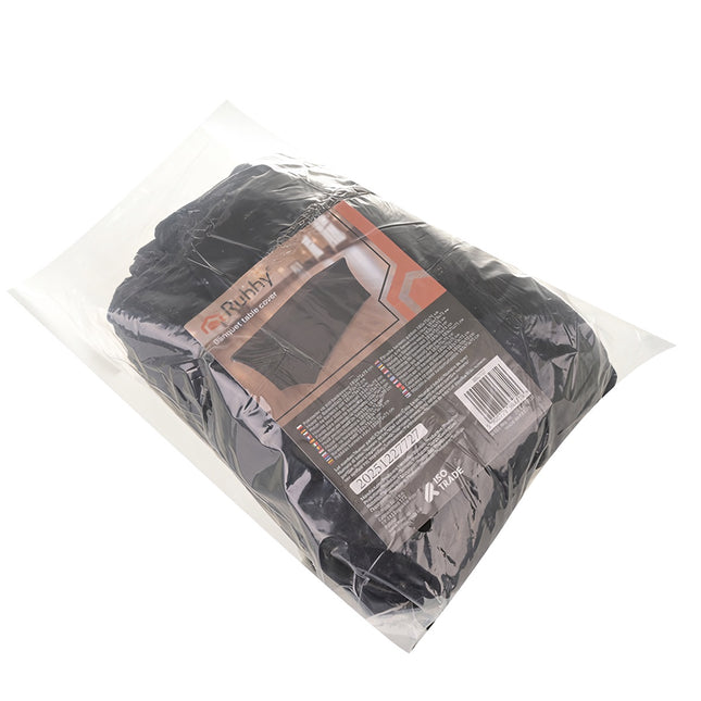 Nappe de banquet élastique noire 180x75 cm