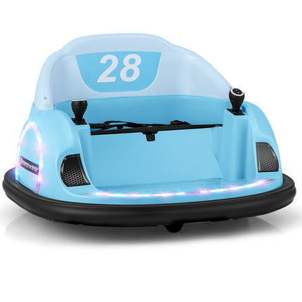 Elektrisches 12V Kinder Bumper Car mit Fernbedienung, 360° Drehung, Blau
