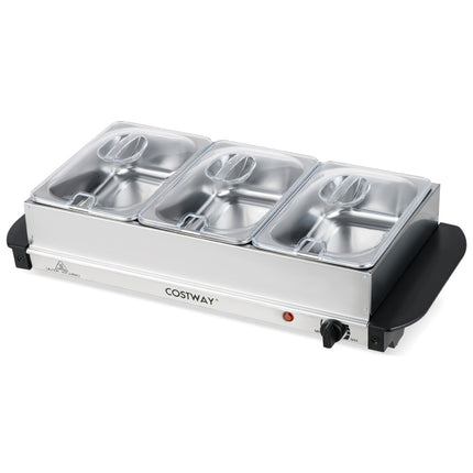 Chauffe-plats électrique, 3 plateaux amovibles, température réglable
