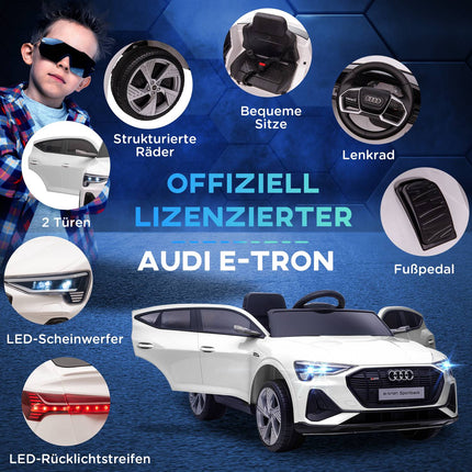 Elektroauto für Kinder mit Fernbedienung, 3 Geschwindigkeiten und Musikfunktion