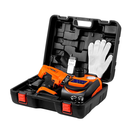 Electric Car Jack Kit, 5 Ton, Impact Wrench, LED, Remote