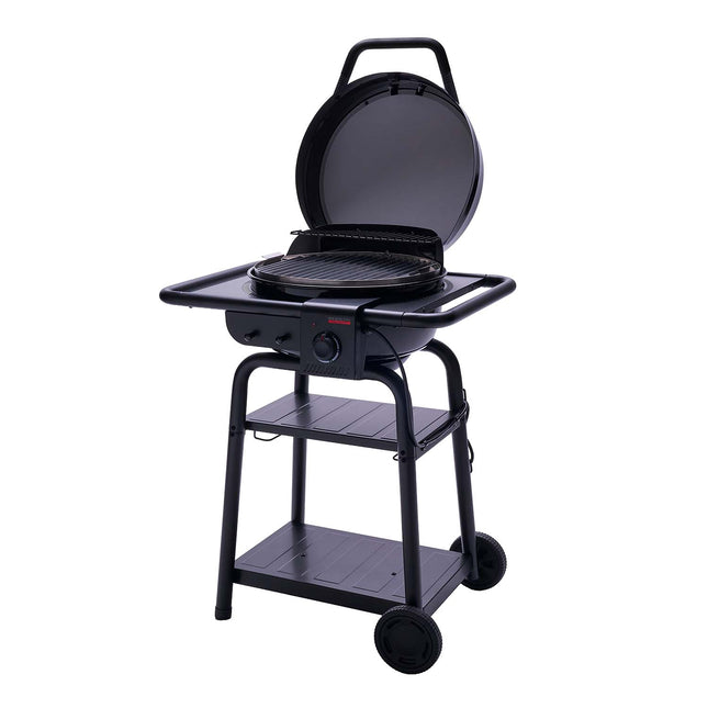 Elektro- und Holzkohlegrill mit TRU-Infrared, 370C, Hybridstrom