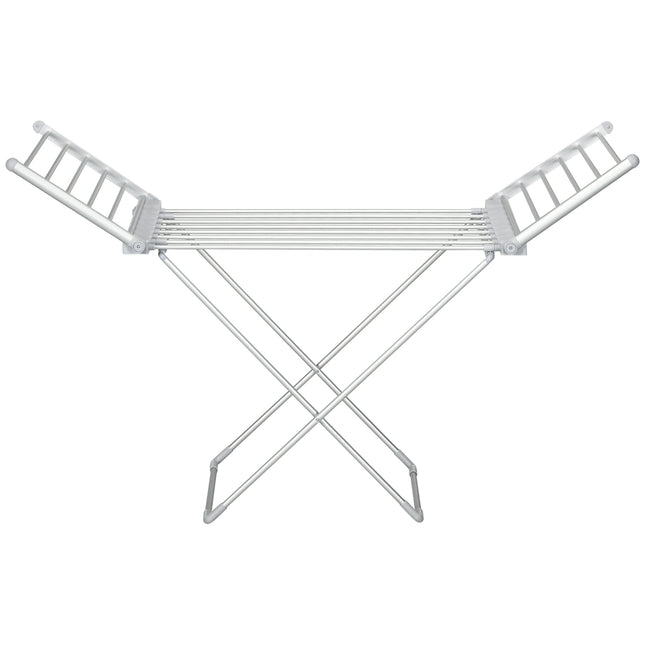 Sèche-linge électrique Sèche-linge chauffant Sèche-linge pliable Température réglable Aluminium 144 x 53 x 91 cm