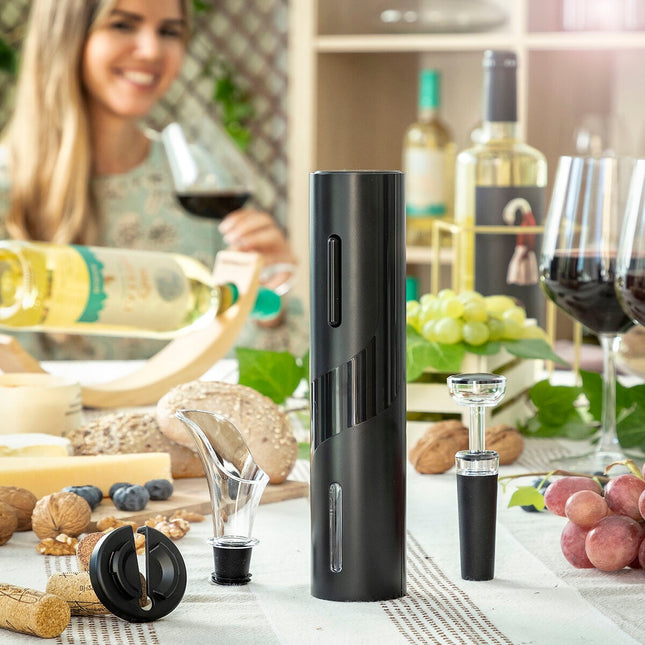 Elektrischer Korkenzieher mit Zubehör zum Weinverkorken InnovaGoods