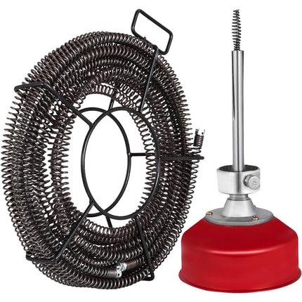 Electric Drain Auger 250W, 15 M Cable, 6 Cutters